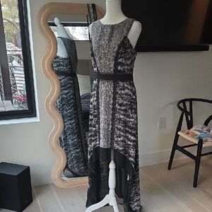 NWT BCBG Maxazria Women's Hi-Low Chiffon Dress